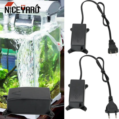 NICEYARD Ultra Low Noise Mini Fish Tank Oxygen Pump Aquarium Air Pump Fish Tank Air Compressor Oxygen Pump Aquarium