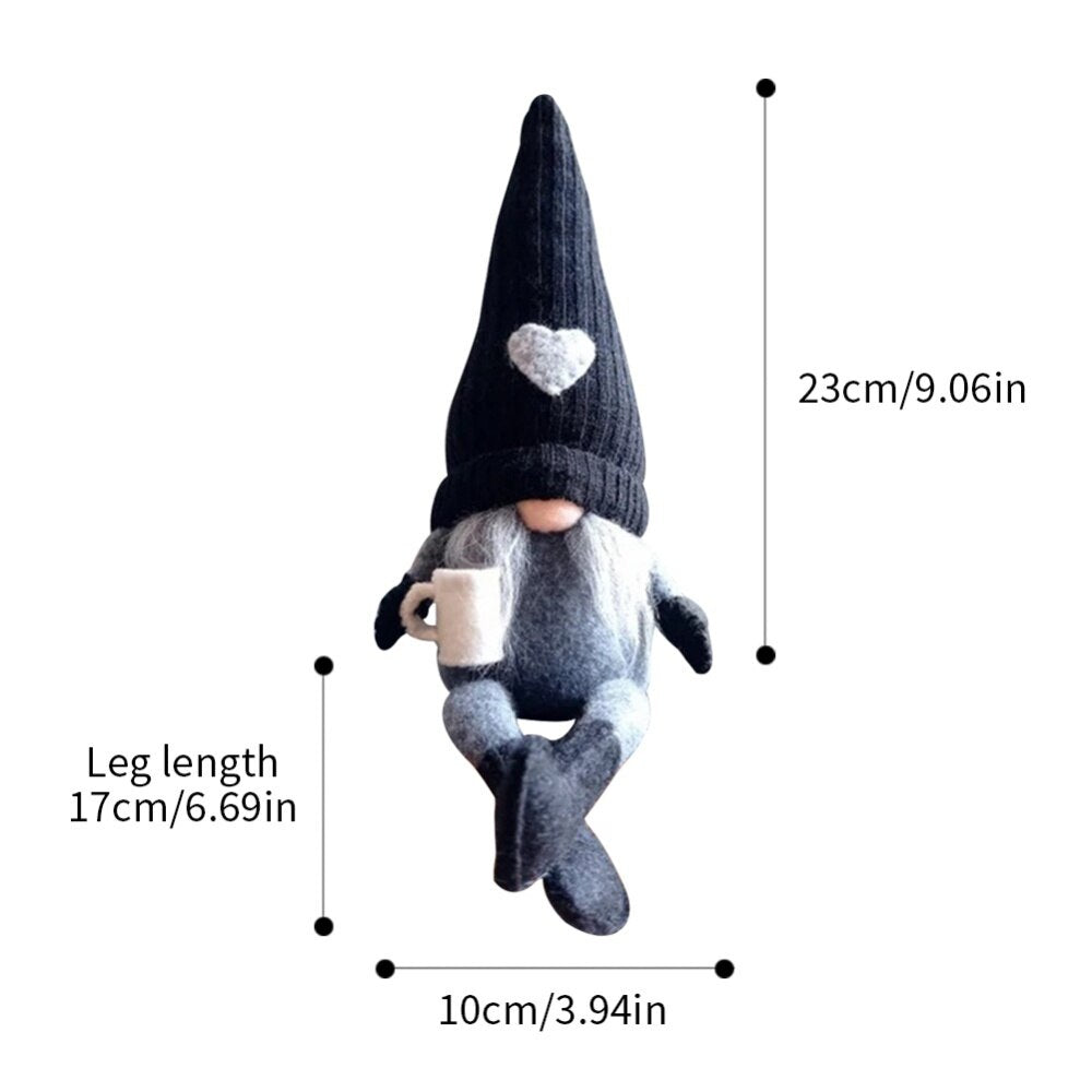 Christmas Gnomes Decoration Swedish Gnome Plush Ornament Tomte Santa Elf Dwarf D