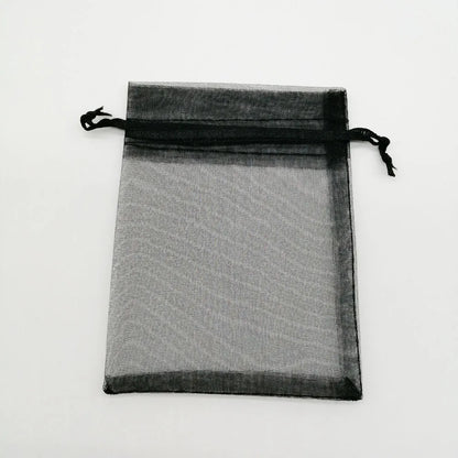 100pcs/Lot 5x7/7x9/10x15cm Organza Jewelry Bags Pouch Organza Drawstring Bag Jewelry Packaging for Jewelry Pouches Jewellery Bag