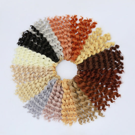 Msiredoll Bjd Wig Accessories 1piece 20*100CM Doll Hair for 1/3 1/4 1/6 1/12  Curly Doll Hair Bjd Wig Diy