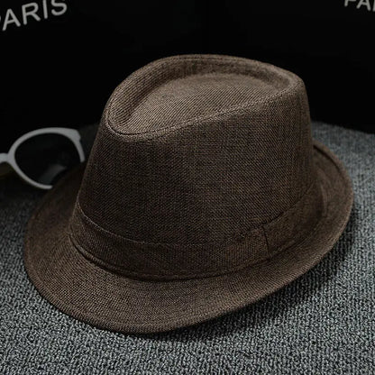 2018 England Retro Men's Fedoras Top Jazz Plaid Hat Spring Summer Autumn Bowler Hats Cap Classic Version Chapeau Hats