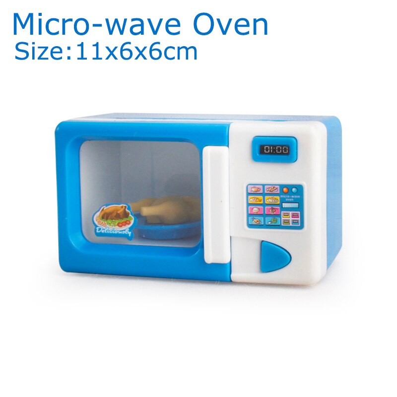 1pcs Children Kitchen Pretend Play Toys Light-Up & Sound Simulation Kitchen Toys Household Appliances Toy for Kids Children Baby