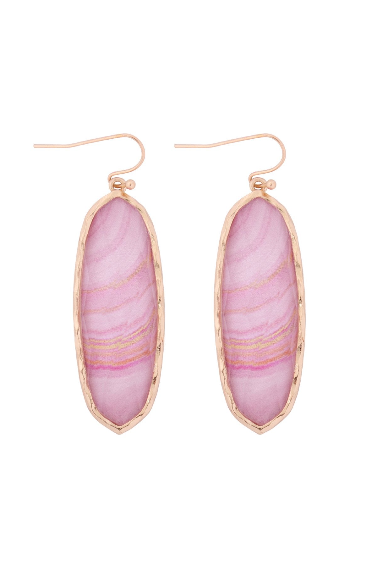Ae0341 - Printed Epoxy Earrings