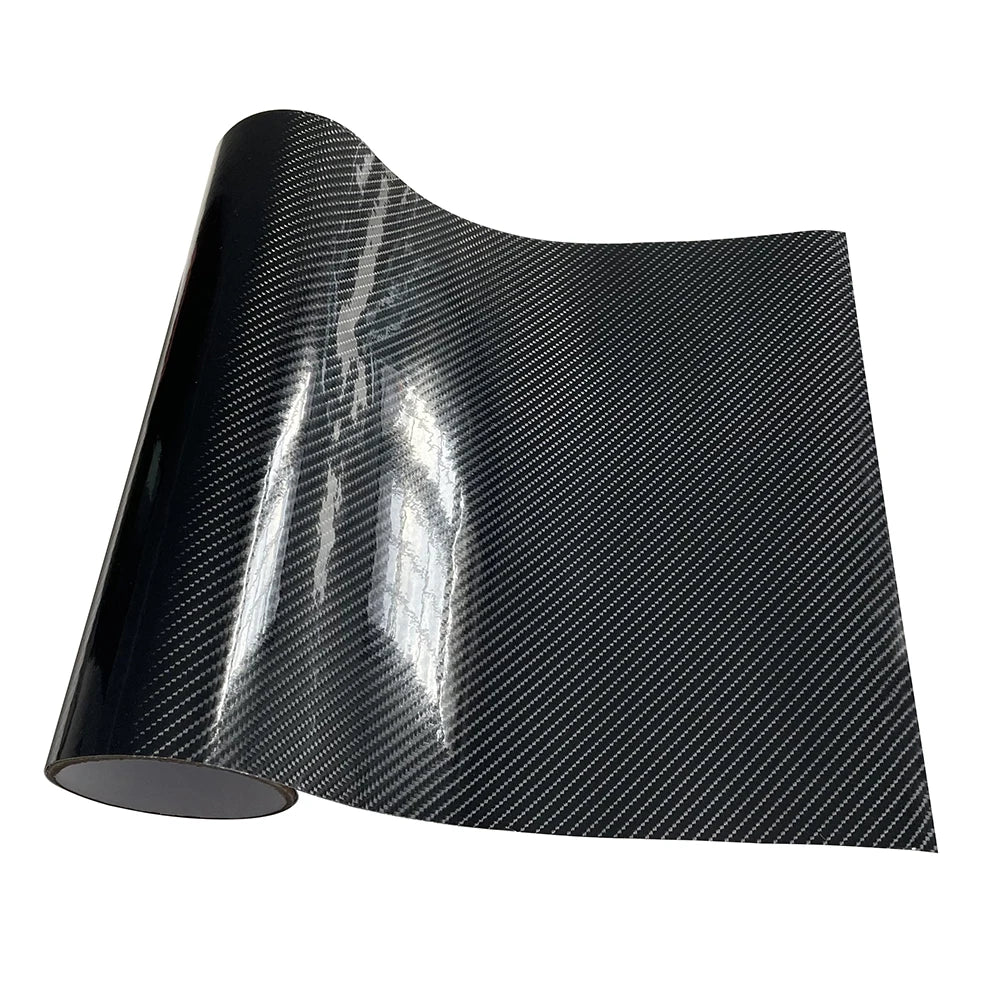 Car Sticker 3d/5d/6d Carbon Fiber Vinyl Wrap Big Texture Super Glossy 5D Carbon Film With Size 50cm*150cm/200cm Waterproof Film