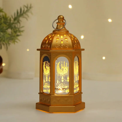 EID Mubarak LED Wind Lights Ramadan Decoration for Islamic Muslim Home Festival Party Decor Ramadan Kareem Eid Al Adha