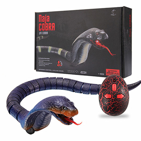 Novelty Rc Snake Naja Cobra Viper Remote Control Robot Animal Toy With USB Cable Funny Terrifying Christmas Kids