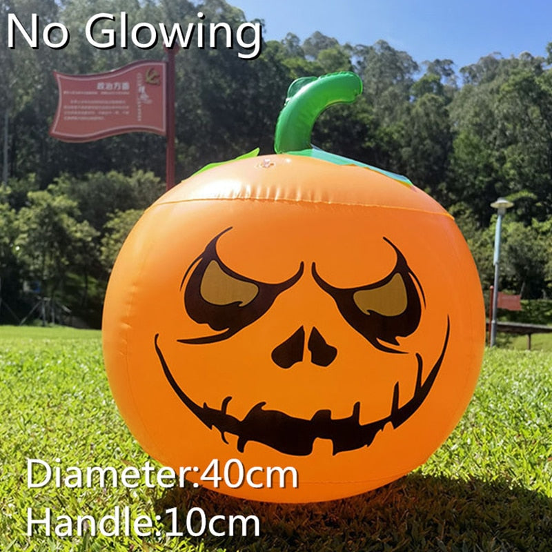 Large Christmas Halloween Outdoor Decoration Thick Inflatable Pumpkin PVC Hanging Halloween Party Bar Haunted House Decoration