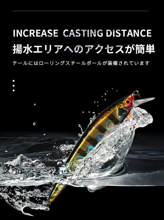BEARKING 110mm 16g Hot Fishing Tackle A+ Tungsten System Fishing Lures Minnow Bait Suspending  Bait 16colors for Choose