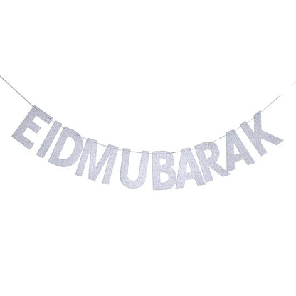 Ramadan Decoration Party Supplies EID Mubarak Paper Plate Cup for Ramadan Mubarak EID Party Home Decoration Islam Muslim Party