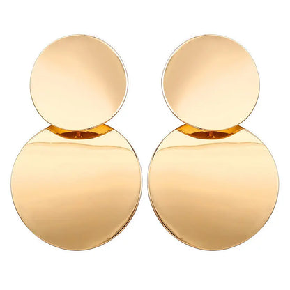 17KM New Vintage Earrings 2022 Geometric Shell Earrings for Women Girl BOHO Resin Drop Earrings Brincos Fashion Tortoise Jewelry