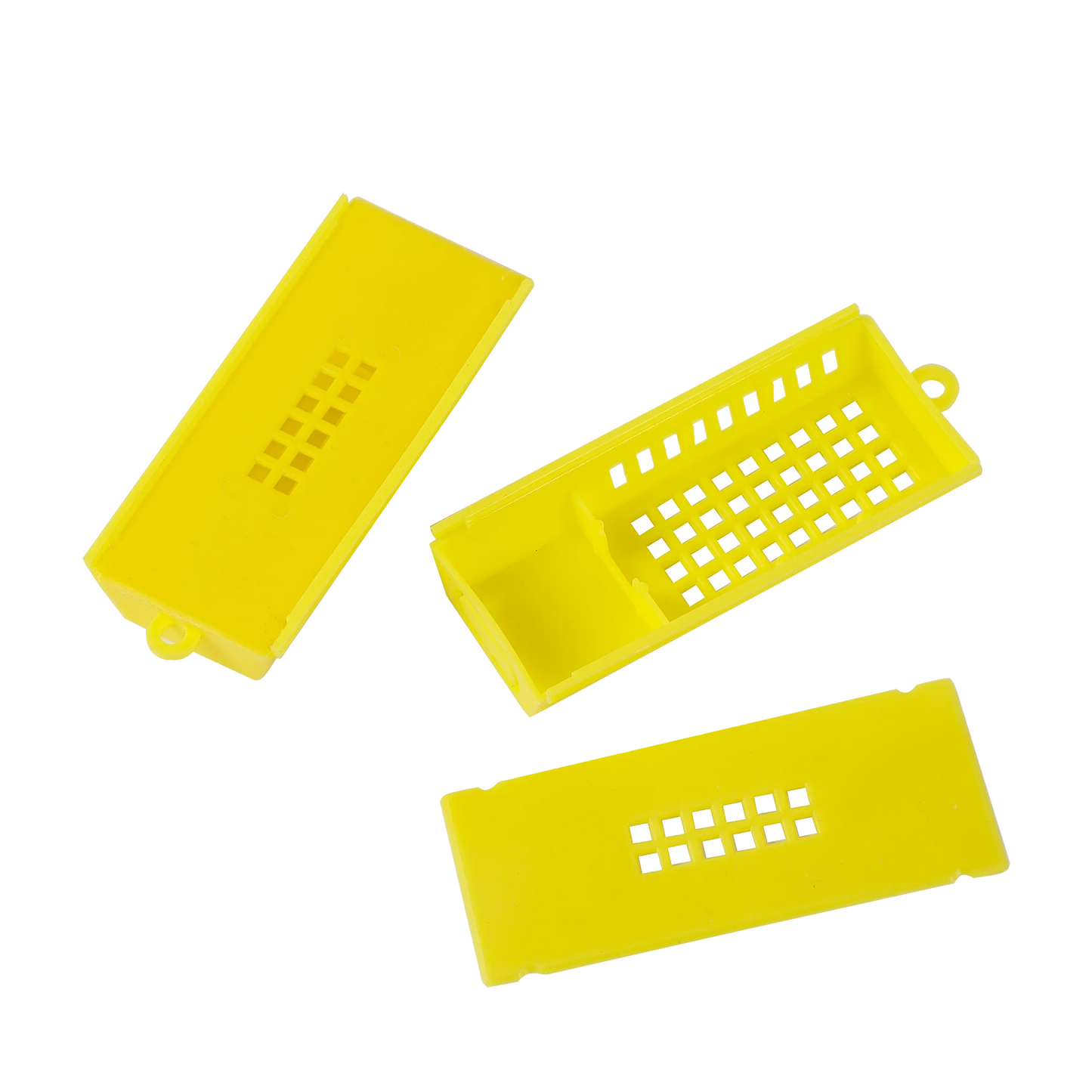 4 Pcs New Bee Cages Beekeeping Transport Cages Lengthened Yellow Prisoners Wang Cage Bee Tools