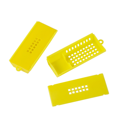 4 Pcs New Bee Cages Beekeeping Transport Cages Lengthened Yellow Prisoners Wang Cage Bee Tools