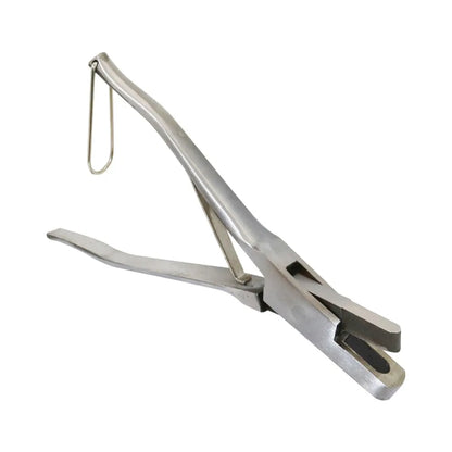 1 Pcs Stainless Steel U-Shaped and V-Shaped Ear Tongs Pliers Missing Pig Ear Tag Pliers Pig Equipment Farm Animals