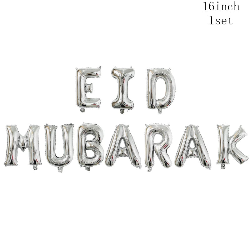 Ramadan Decoration Party Supplies EID Mubarak Paper Plate Cup for Ramadan Mubarak EID Party Home Decoration Islam Muslim Party