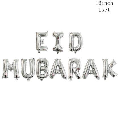 Ramadan Decoration Party Supplies EID Mubarak Paper Plate Cup for Ramadan Mubarak EID Party Home Decoration Islam Muslim Party