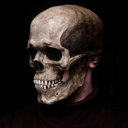 Halloween Mask Movable Jaw Full Head Skull Mask Halloween Decoration Horror Scary Mask Cosplay Party Decor 2023 Skull Helmet