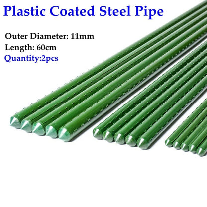 2pcs 11 16mm Plastic Gardening Pillar Connectors Vegetable Climbing Plants Brackets Trellis Awnings Pipe Pole Connect Joints