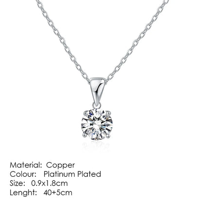 ZHOUYANG Pendant Necklaces Jewelry for Women Rose Gold Color Chain Jewellery Heart Necklace Cubic Zirconia N388