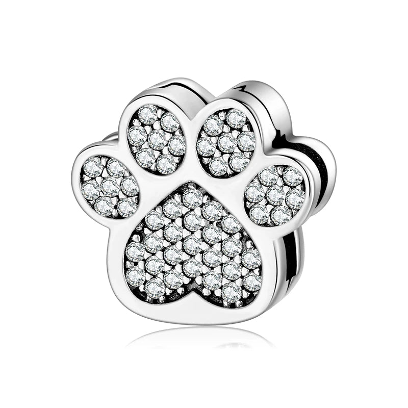 High Quality Clip Beads 925 Sterling Silver Hearts and Round Charms Fit Original Reflexions Bracelet Charms Jewelry Making