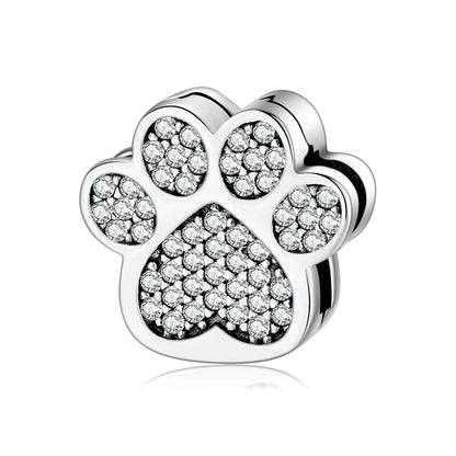 High Quality Clip Beads 925 Sterling Silver Hearts and Round Charms Fit Original Reflexions Bracelet Charms Jewelry Making