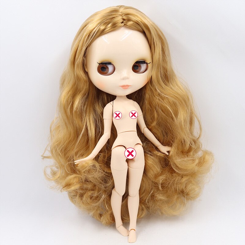 ICY DBS Blyth Doll No.3 Glossy Face White Skin Joint Body Special Price 1/6 BJD To