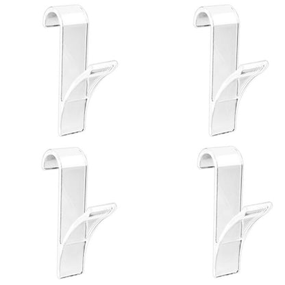 Kitchen Bathroom Hanger Clips Storage Racks White Clear Hanger Heated Towel Radi