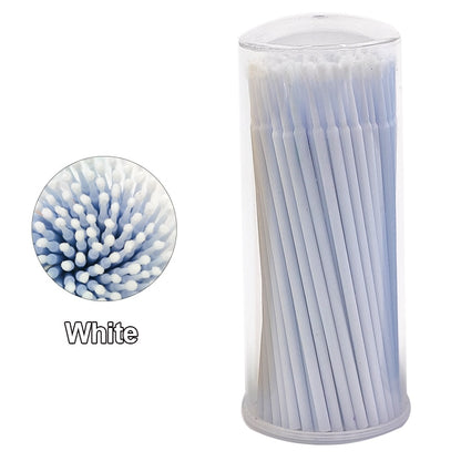 Kekelala 100pcs/Bottle Eyelash Extension Cleaning Swabs Lash Lift Glue Remover Applicators Microblade Makeup Micro Brushes Tool