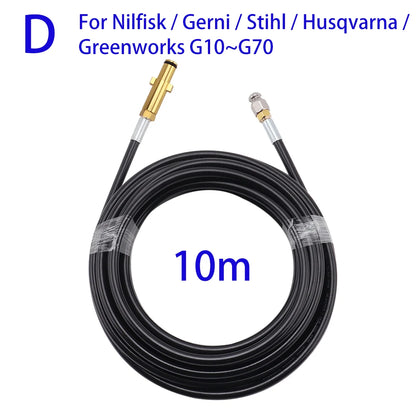 Sewer Drain Water Cleaning Hose Pipe Cleaner for Karcher Interskol Huter Hammer Nilfisk STIHL Bosch Lavor High Pressure Washer