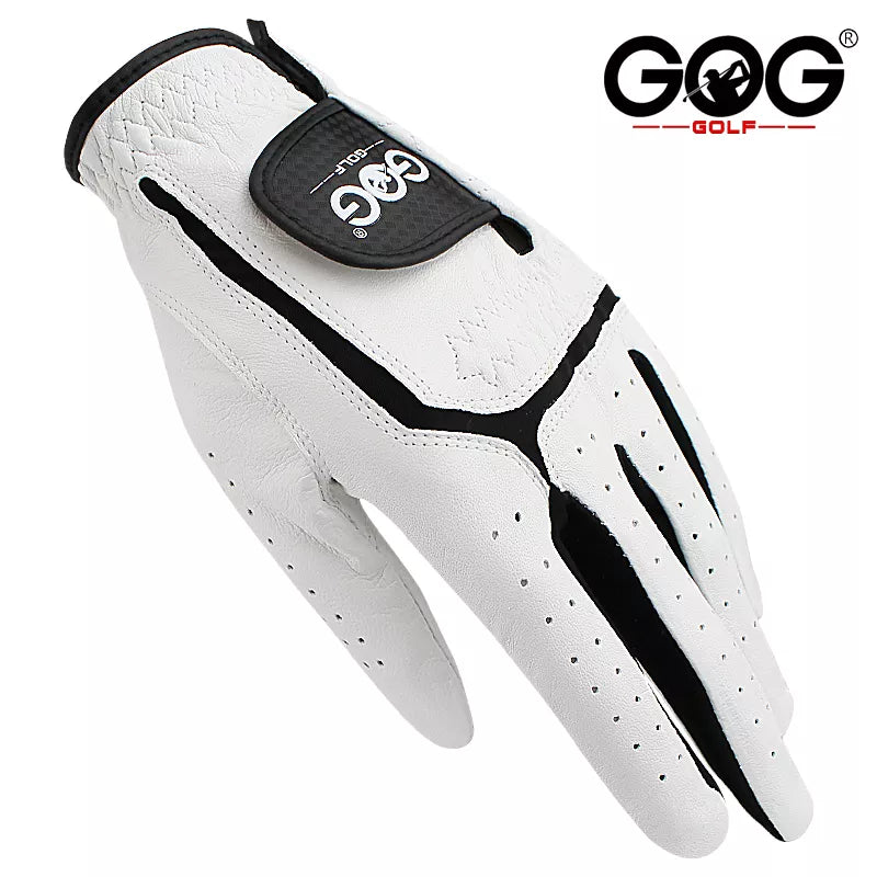 Pack 1 Pcs Golf Gloves Men Cabretta Leather Breathable Left/Right LH/RH Hand Non-Slip Men Golf Glove