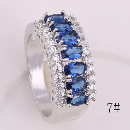LXOEN 2022 Classic Semi-Precious Stone Stud Earrings for Women Silver Color Round Studs Ear Jewelry Brinco Bijoux