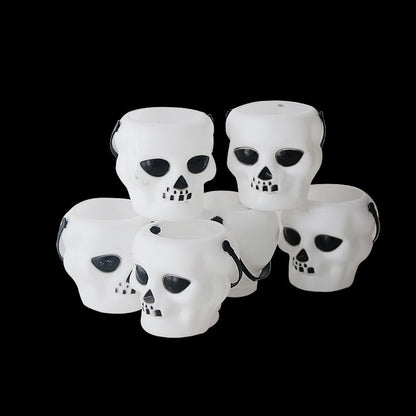 6/10pcs Mini Halloween Candy Bucket Pot Witch Skeleton Pumpkin Cauldron Holder Jar Trick or Treat Halloween Party Decorations