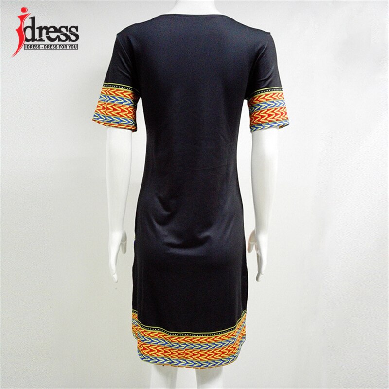 Hambelela Summer Vintage Dress Women Tunic Casual Beach Dress 2023 African Print Shirt Dress Robe Femme Dashiki Dress