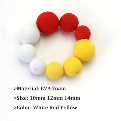 12/15pcs Carp Fishing Accessories Foam Boilies for Zig Rig Hair Chod Ronnie Rig Pop UP Boilies for Carp Fishing Tackle Equipment