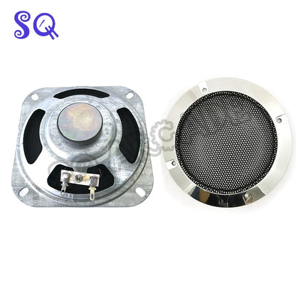 2pcs/Lot 4 Inch Silver Dynamic loudSpeaker Protective Grille Circle and Protective Black Iron Mesh DIY Decorative Arcade Cabinet