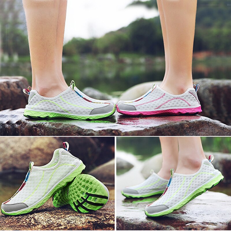 2023 Outdoor Sports Shoes Brand Mesh Breathable Wading Quick-Drying Shoes Men and Women Beach Shoes