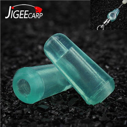 JIGEECARP 10/30/50pcs Anti-Winding Carp Fishing Bean for Big Object Fish Float Stopper Line Bean Bobber Rig Fishing Accessories