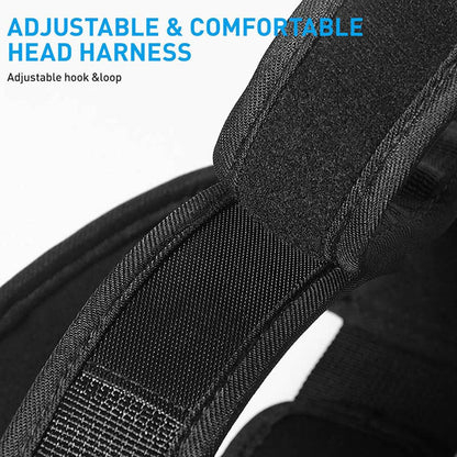 Head Neck Training Head Harness Body Strengh Exercise Strap Adjustable Neck Power Training Gym Fitness Weight Bearing Cap