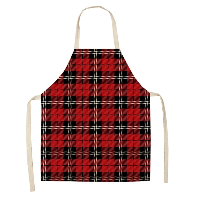 Linen Merry Christmas Apron Christmas Decorations for Home Kitchen Accessories Natal Navidad 2023 New Year Christmas