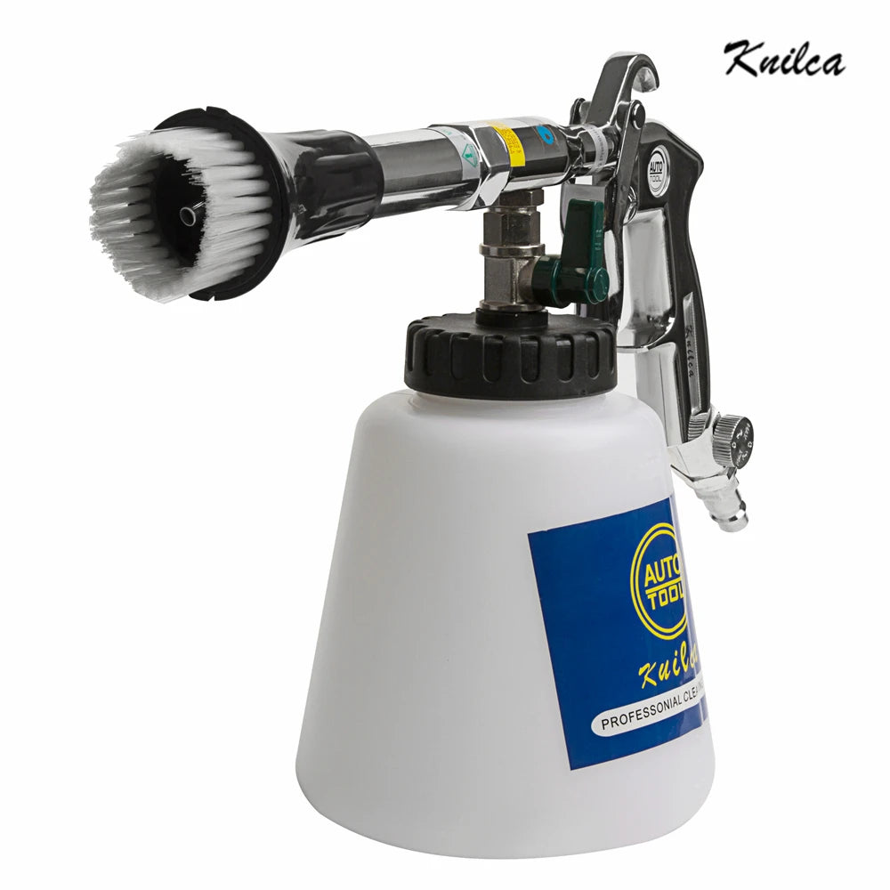 Knilca 2 in 1 Black/Preto Bearing Tornador Cleaning Gun , High Pressure Car Washer Tornador Foam Gun,car Tornado Vacuum Cleaner