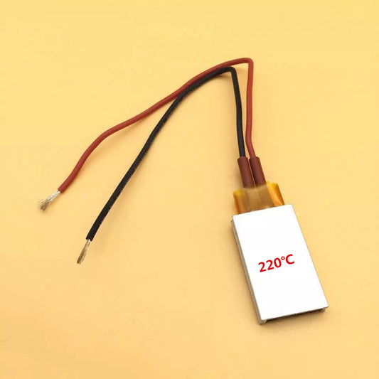 10 Pcs AC DC 12V 80 Degree -220 Degrees Thermostat PTC Aluminum Electric Heater Plate Heating Plate Hair Censer Insulation