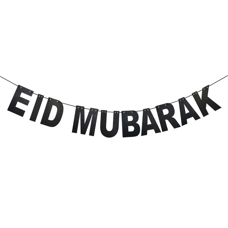 Ramadan Decoration Party Supplies EID Mubarak Paper Plate Cup for Ramadan Mubarak EID Party Home Decoration Islam Muslim Party