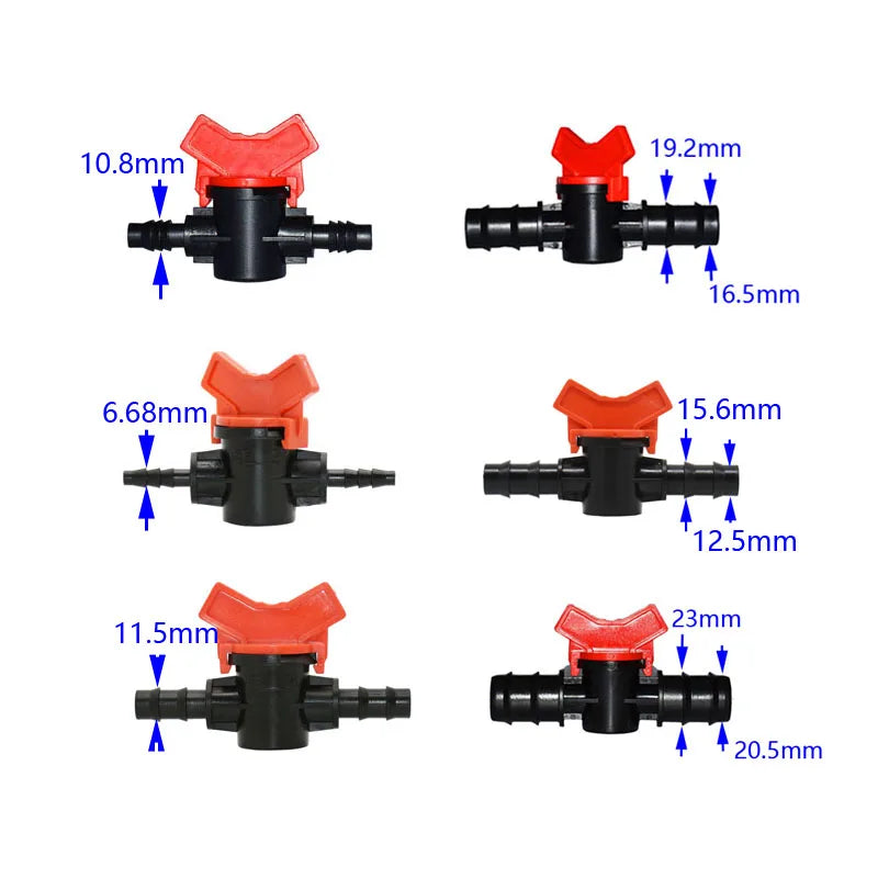 1/4" 3/8" 1/2" 3/4" Garden Tap DN15 DN20  Irrigation Water Valve Mini Valve Waterstop Connectors Garden Hose Adapter 1pcs