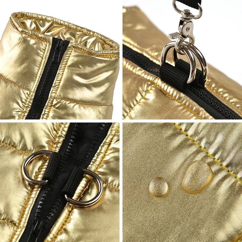 Clothes for Small Dogs Waterproof Big Dog Vest Jacket Autumn Winter Warm Pet Dog Coat Clothing for Dogs Chihuahua French Bulldog