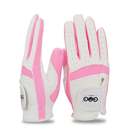 GOG Golf Gloves for Children Fabric Cloth Boy Girl Blue