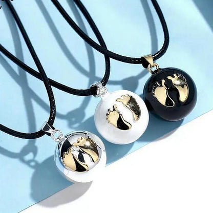Eudora Harmony Ball Pendant Necklace Pregnancy Chime Ball Mexcian Bola Pendants Wishing Balls Fine Jewelry for Women