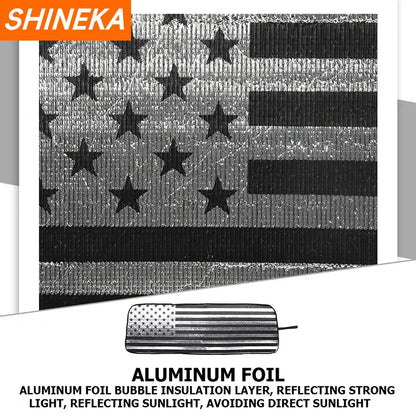 SHINEKA Car Front Windshield Sunshade Cover for Jeep Wrangler JL Gladiator JT 2018 -2023 2/4 Doors Car Interior Accessories