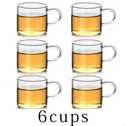 5Sizes Good Clear Borosilicate Glass Teapot With 304 Stainless Steel Infuser Strainer Heat Coffee Tea Pot Tool Kettle Set