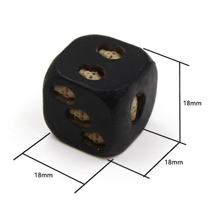 New 5pcs/Set 18mm Resin Skull Dice Statue Halloween Board Game Dice Office Desk Decor Toy Halloween Party Decoration