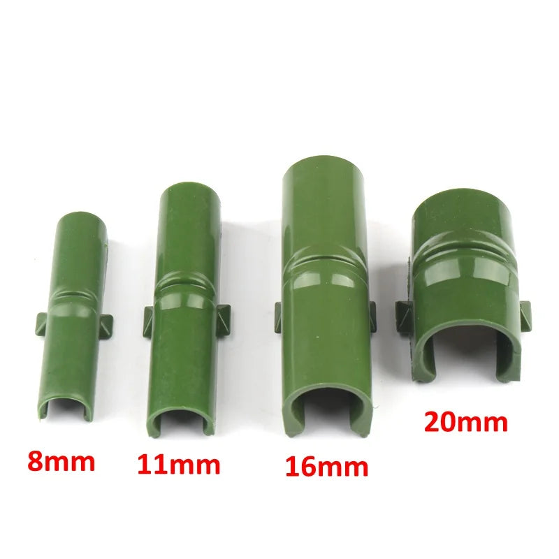 10pcs Greenhouse Frame Pipe Tube Film Clip Clamp Garden Shade Net Accessories Plastic Film Fixed Fittings