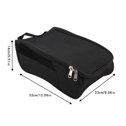 Portable Golf Shoes Bag Zipper Shoe Case Breathable Water Resistant Carrier Shoe Accessory Black Green Red Drop Ship